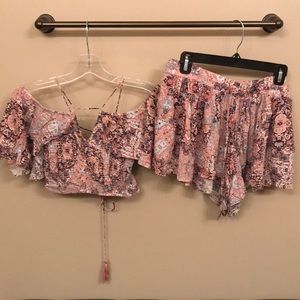 Cute boho two piece set